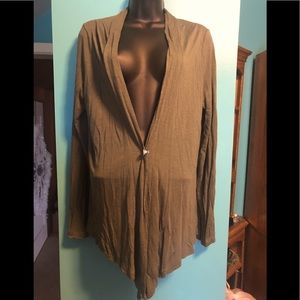 CLEO Ladies Medium cardigan/cover up (clip there to cover mannequin breasts lol)